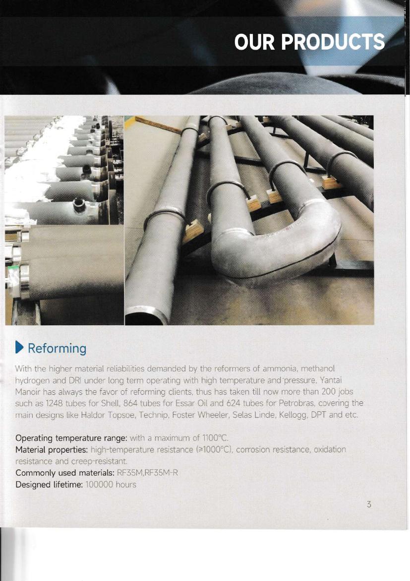 Industrial equipment and reforming equipment